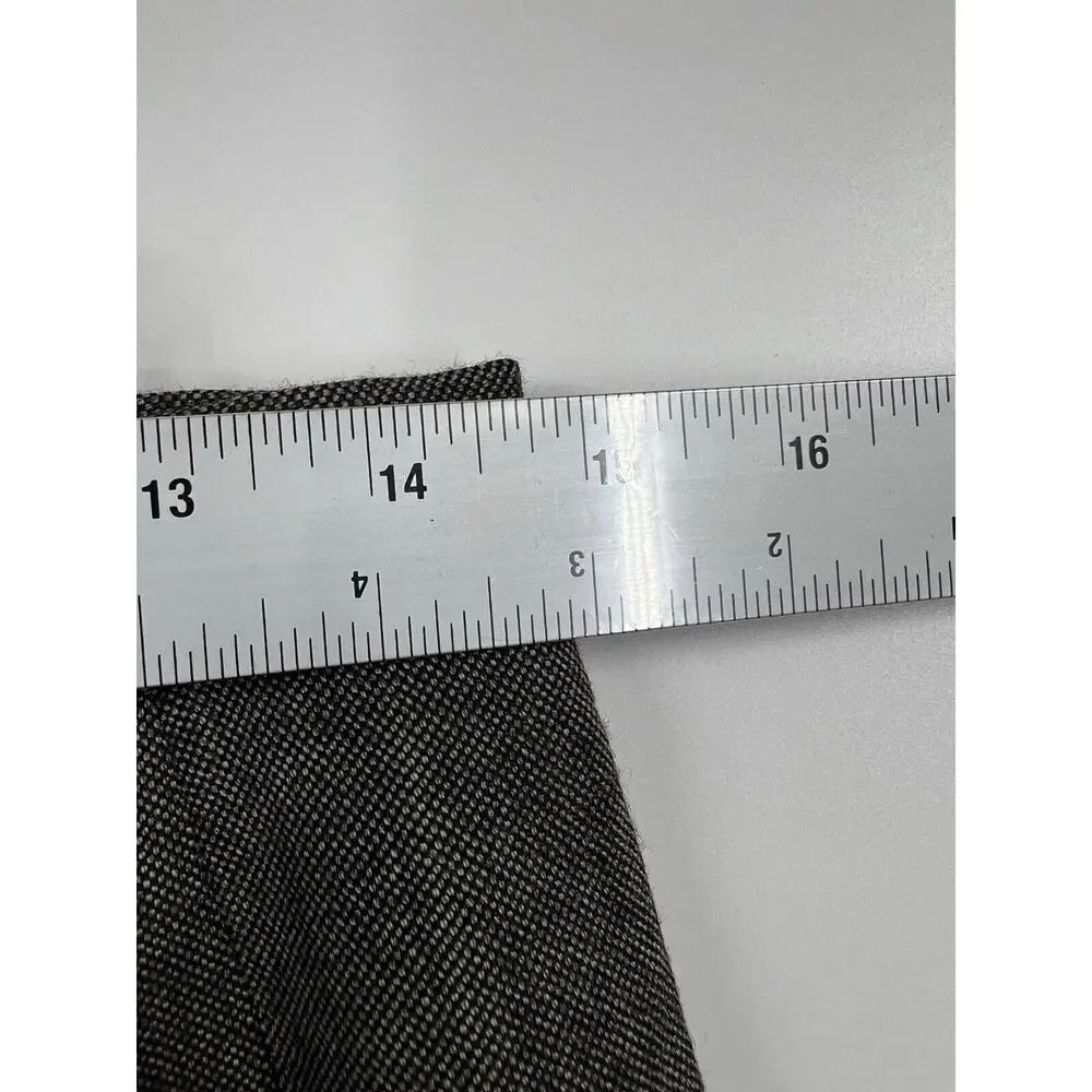 J.‎ Crew Skirt Womens Brown Pencil 100% Wool Back Slit Lined Career Size 12